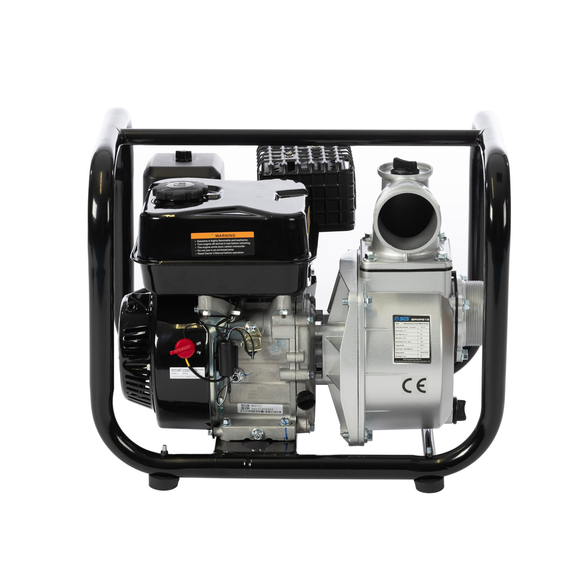 SGS 212cc Petrol Water Pump - 3 Inch / 80mm Suction & Discharge - 4 Stroke